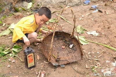 小时候捉鱼的正确方法,在农村捉鱼