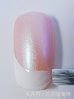 美甲法式白边画法,diy美甲教程简单大方