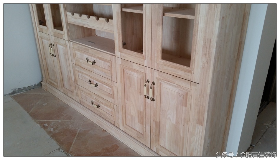 橡胶木指接板家具效果图,老王看装修