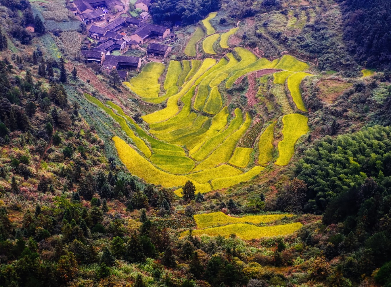 香格里拉公盂岩,江南香格里拉公盂村
