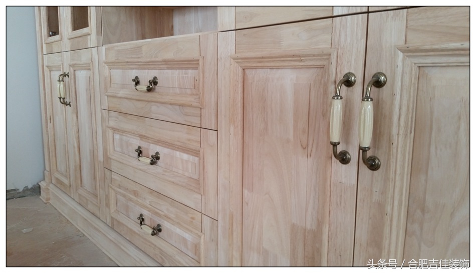 橡胶木指接板家具效果图,老王看装修