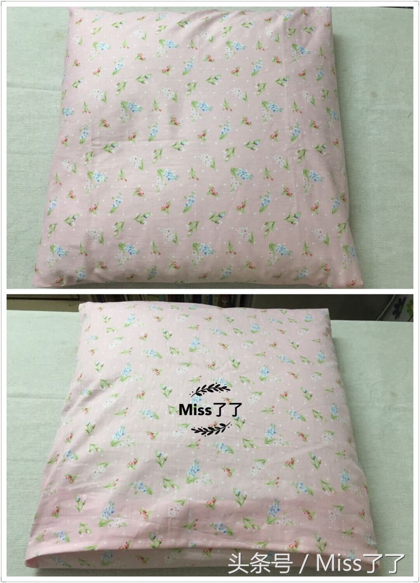 抱枕枕套缝纫教程,棉枕套的缝纫制作方法