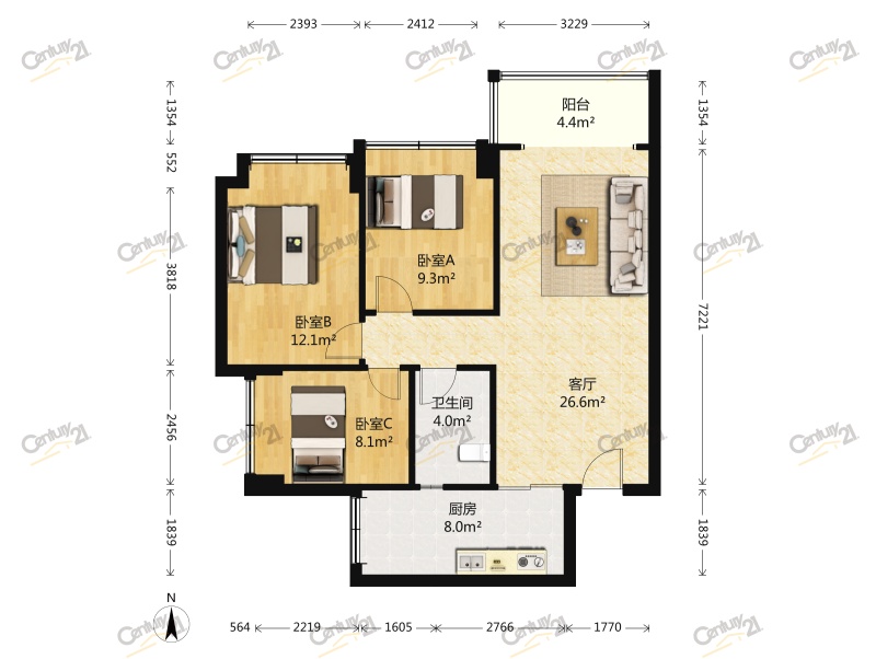 蓝光金悦府的房子值得买吗,总价几十万买成华区