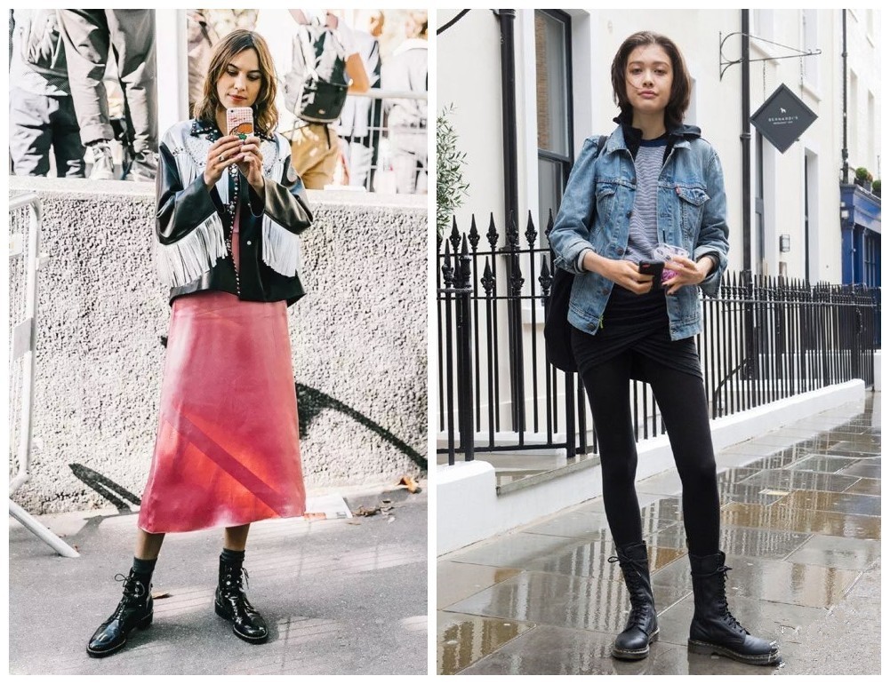 一双马丁靴两种形态,一双有质感的马丁靴