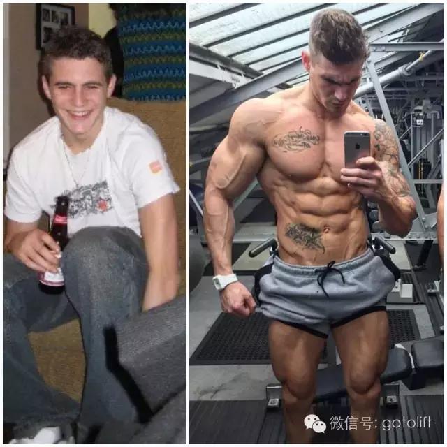 肌肉最猛而且非常帅的肌肉男,180斤胖子和180斤肌肉男对比图