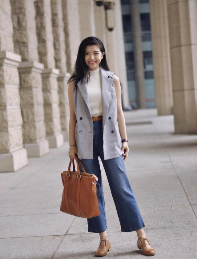 穿阔腿裤怎么搭上衣？看三木的穿搭示范，时尚又高级