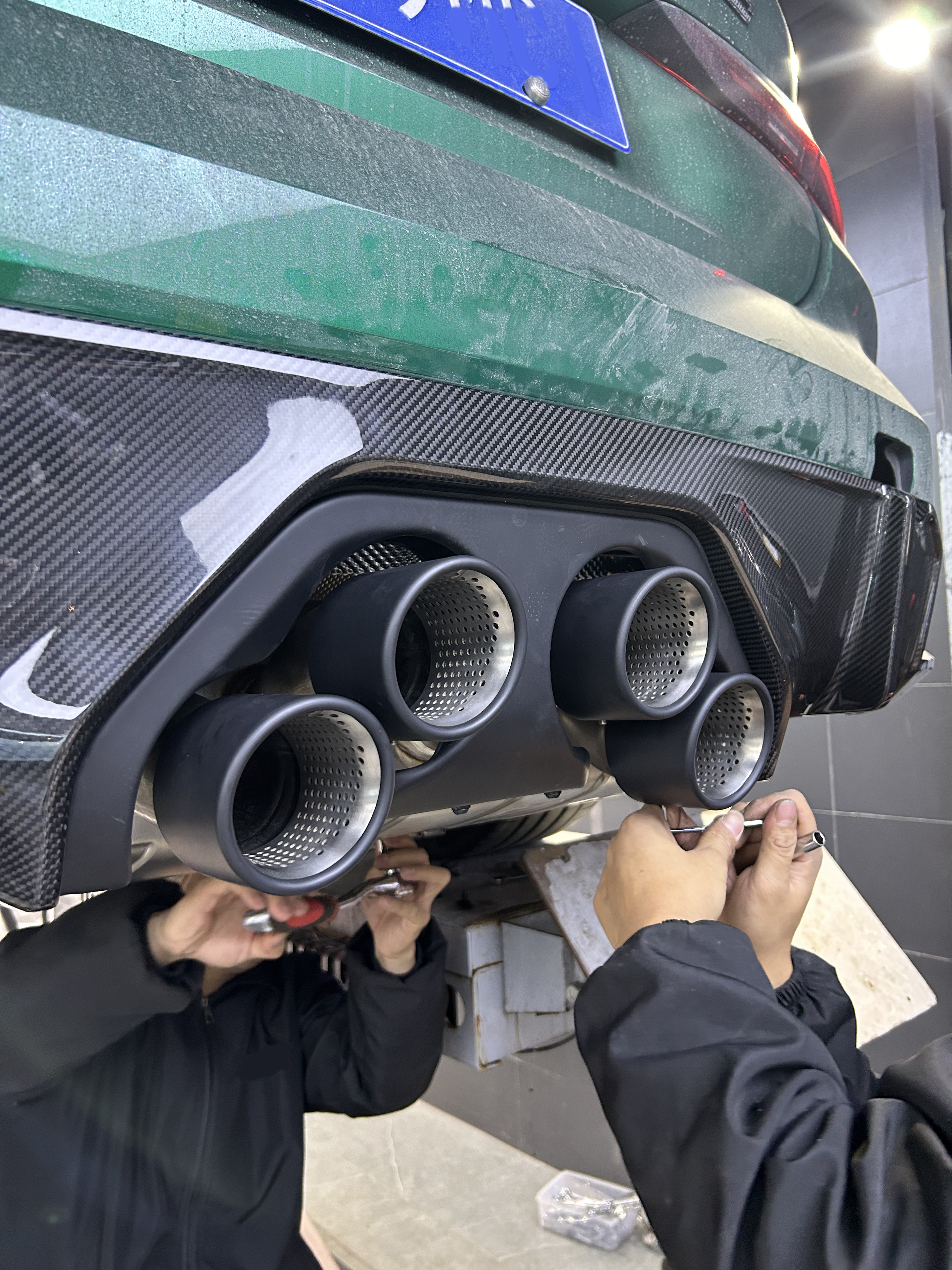 宝马m3加特林排气,宝马m4performance加特林排气