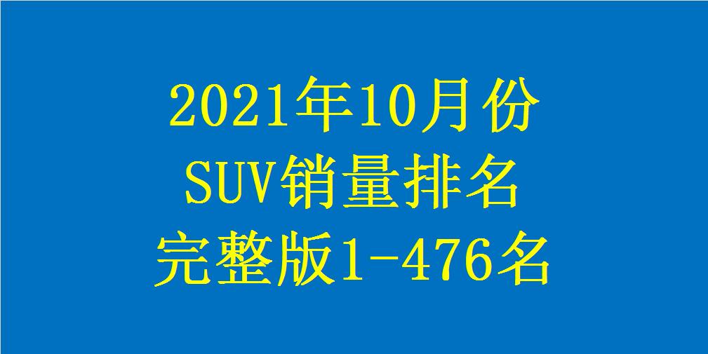 最新10月suv销量排行榜,皓影8月suv销量排行榜