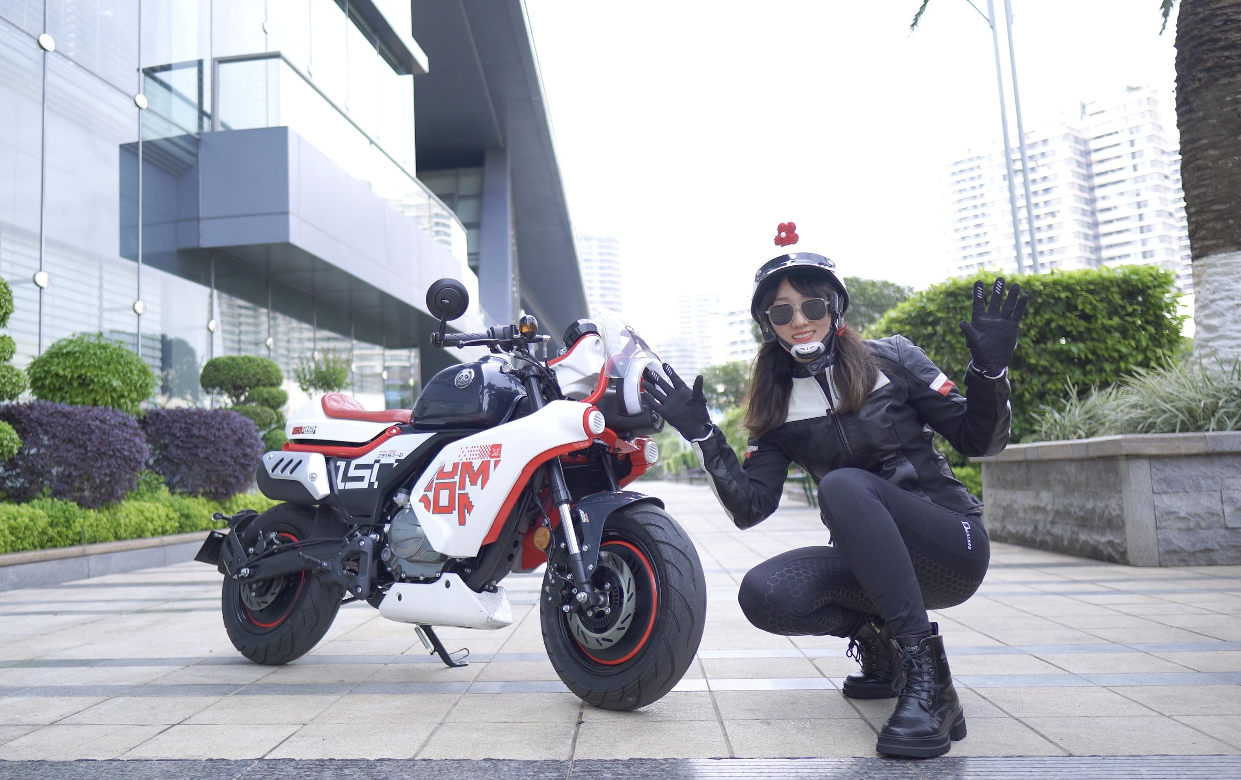 宗申mini150摩托车第一视角,宗申迷你150试驾