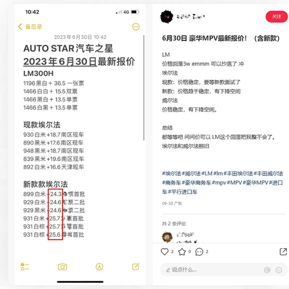丰田埃尔法2020款加价100万,穷人的埃尔法