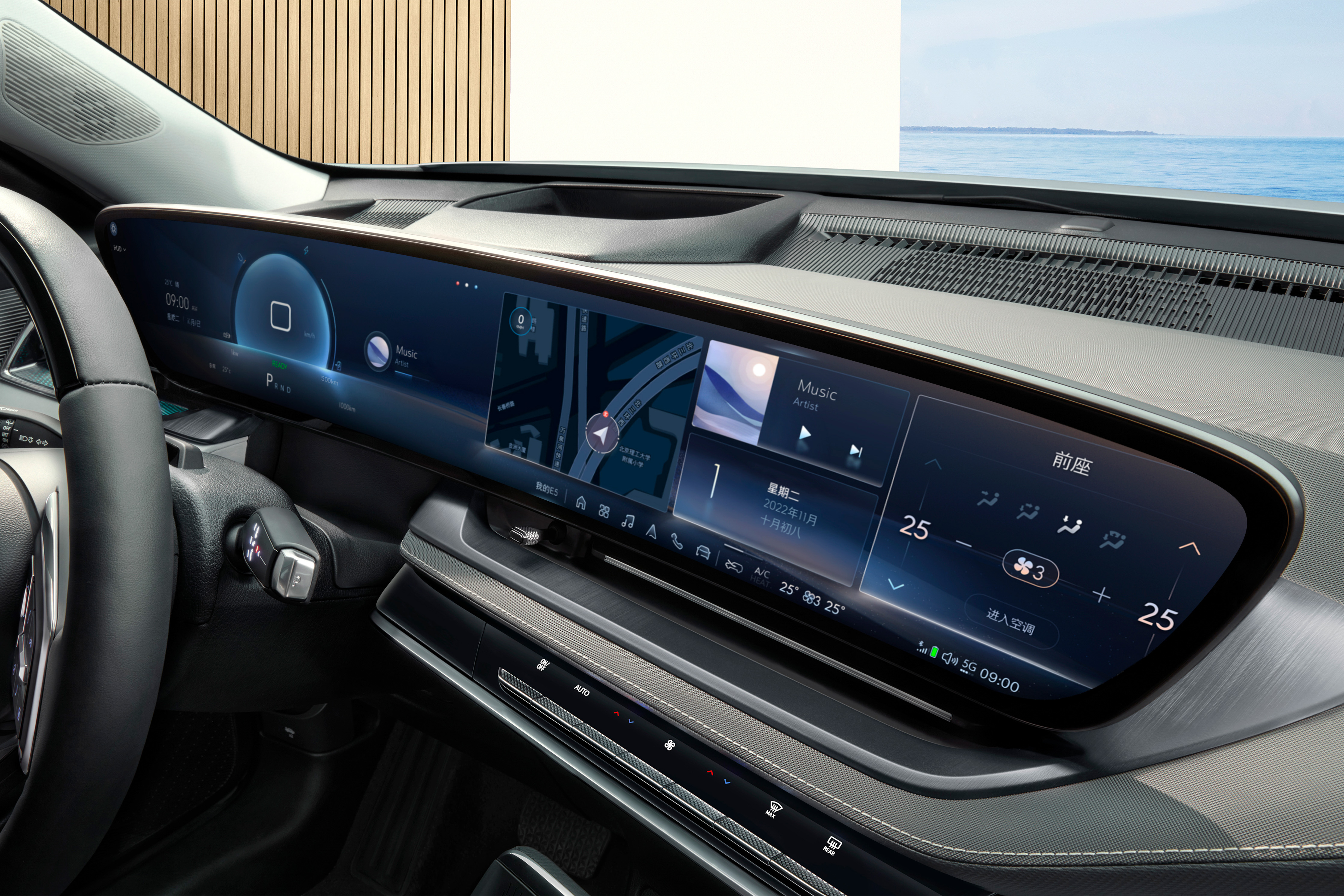 大五座智能纯电suv别克e5,纯电SUV别克E5上市降价吗