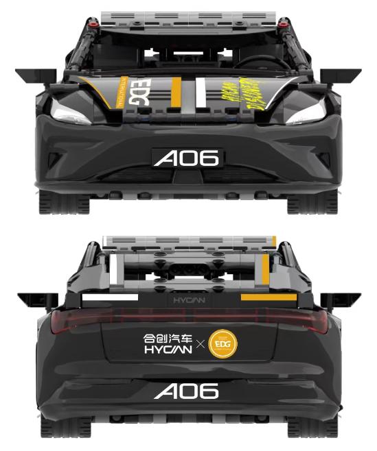 汽车黑武士红色点缀,长安a07黑武士车模