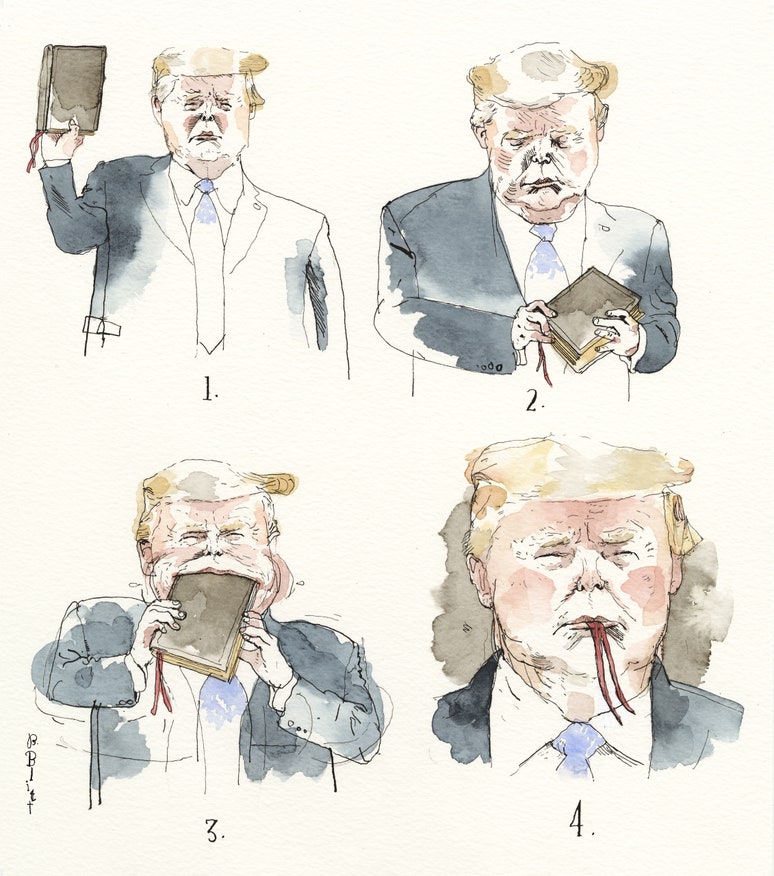 看美国人如何讽刺特朗普不懂《圣经》