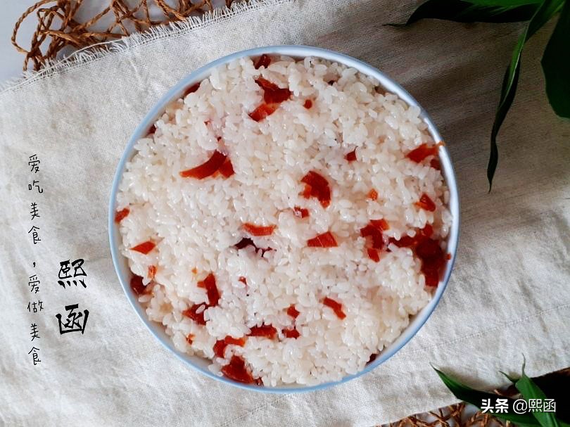 隔水蒸糯米饭最正宗的做法,清蒸糯米饭的做法电饭煲