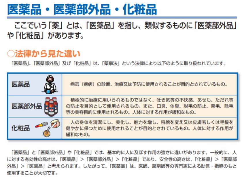 日本的药妆难道不是化妆品吗?