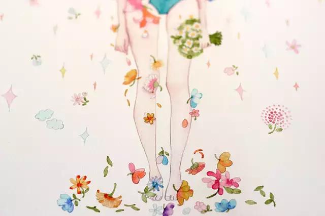 自己做ins插画卡片少女心 (少女心简单插画可爱小图案)