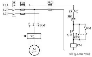 电动机综合保护器电路图及接线图,两台电动机顺序启动逆序停止电路图