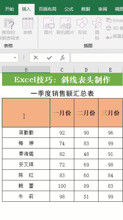 wps文字表格三个斜线表头制作方法,word表格制作斜线表头操作步骤