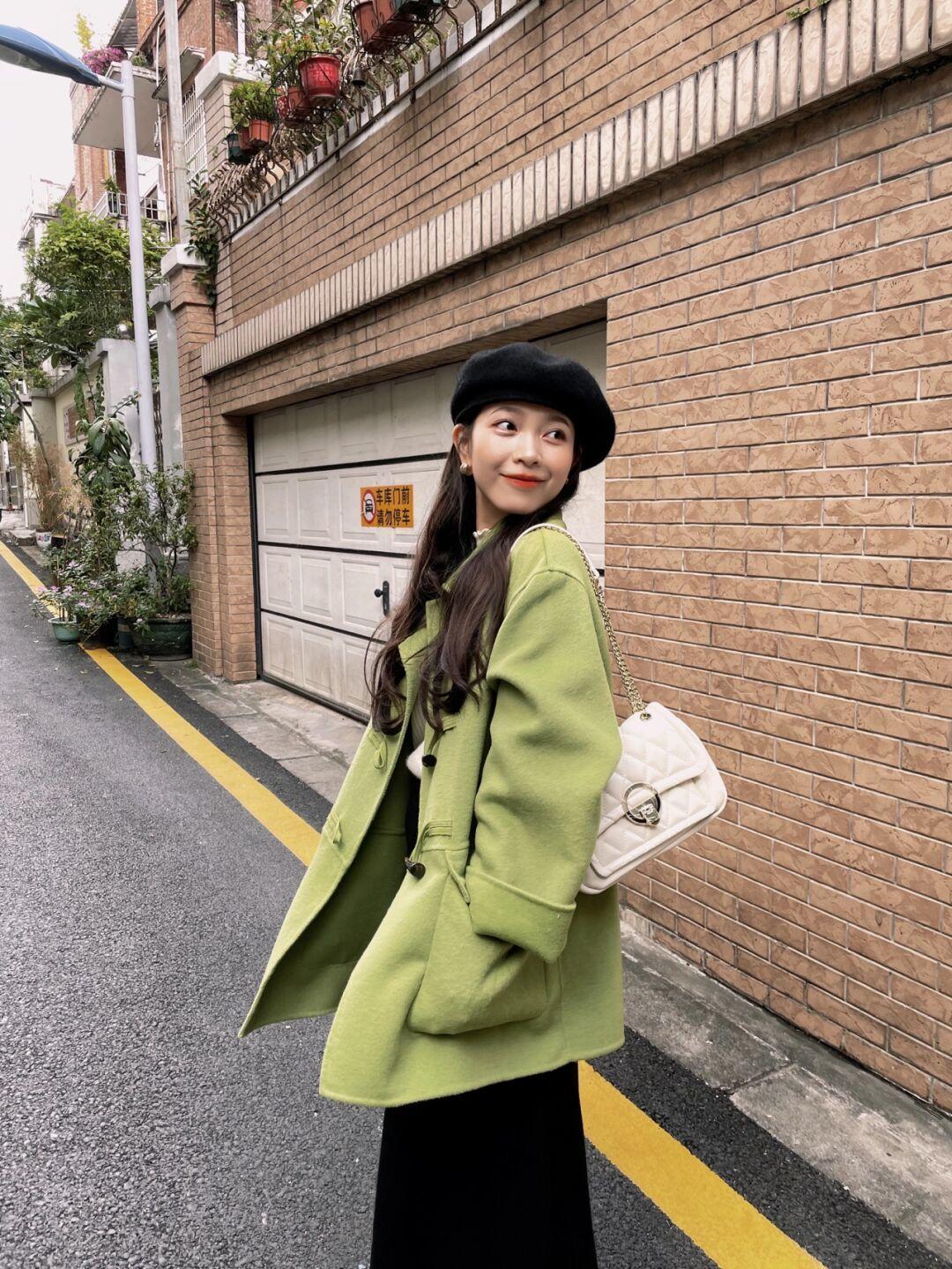 短款毛呢外套冬季穿搭,短毛呢外套显瘦