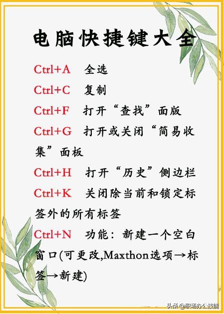 必须掌握的9个电脑快捷键超干货,电脑常用快捷键助你工作快速高效