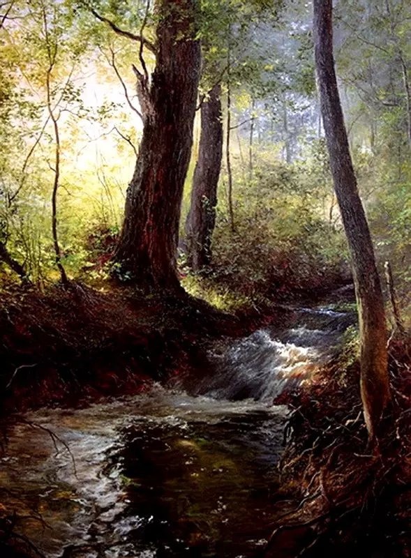 喀拉刨柯油画作品欣赏,瑞典油画人物画