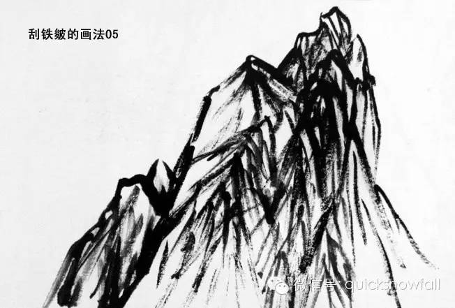 北派山水画山石画法,山水画技法山石的基本画法解析
