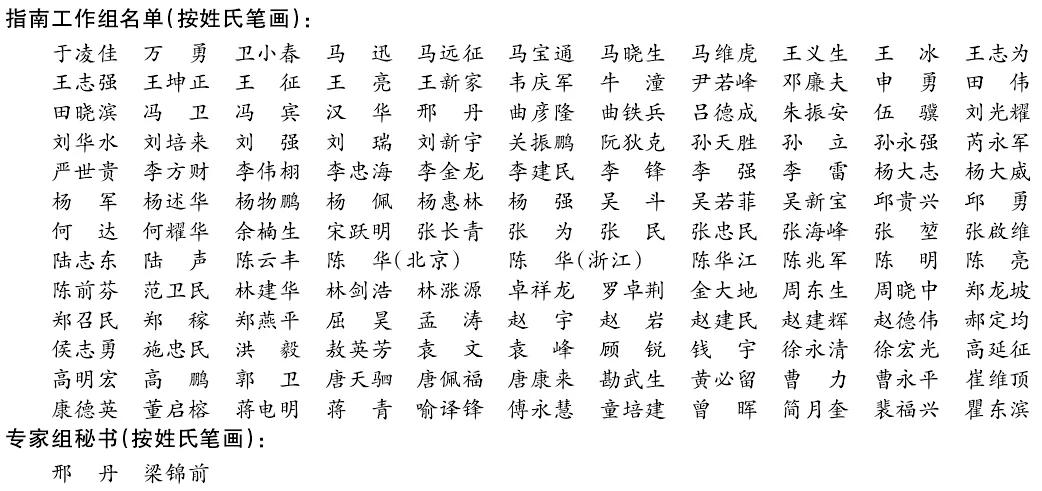 骨科常见疼痛管理临床实践指南（2018版）