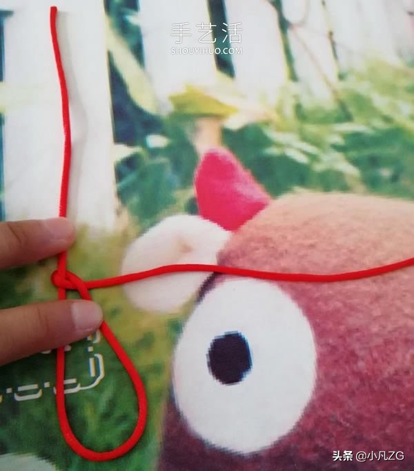 手链两股红绳打结方法收尾,两股红绳手链怎么打结收尾