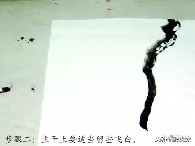 董寿平国画梅花老树干的画法,国画梅花花瓣的画法视频教程