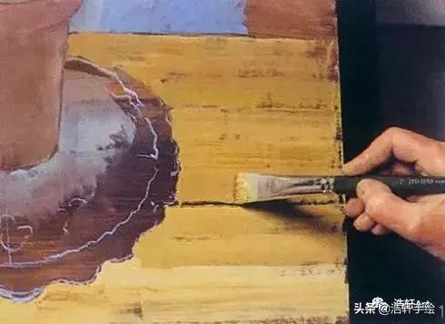 干货油画的入门技法,白羽平油画风景技法