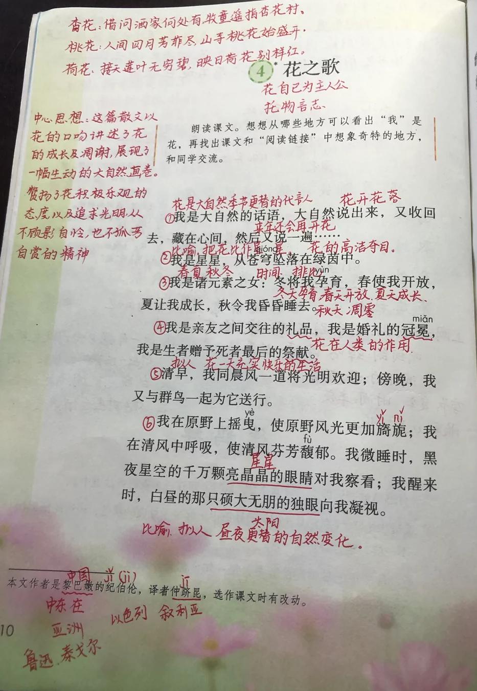 六年级上册第6单元语文园地笔记,六年级上册语文第一课堂笔记