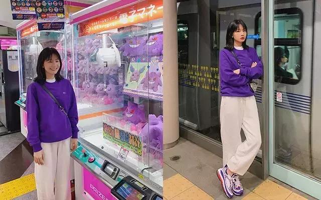 黑色阔腿裤加长版垂感慵懒风秋冬,秋冬慵懒感阔腿裤