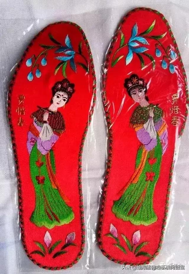 手工绣花鞋垫纯手工鞋垫,最厉害的鞋垫
