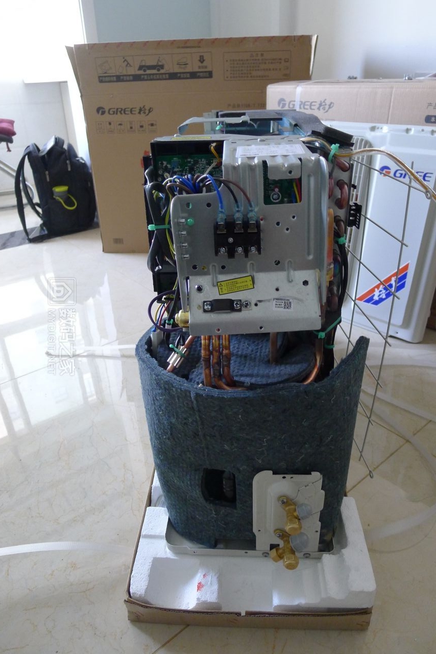 格力1.5匹空调拆解全过程视频,格力空调大1.5匹一级能效拆机视频