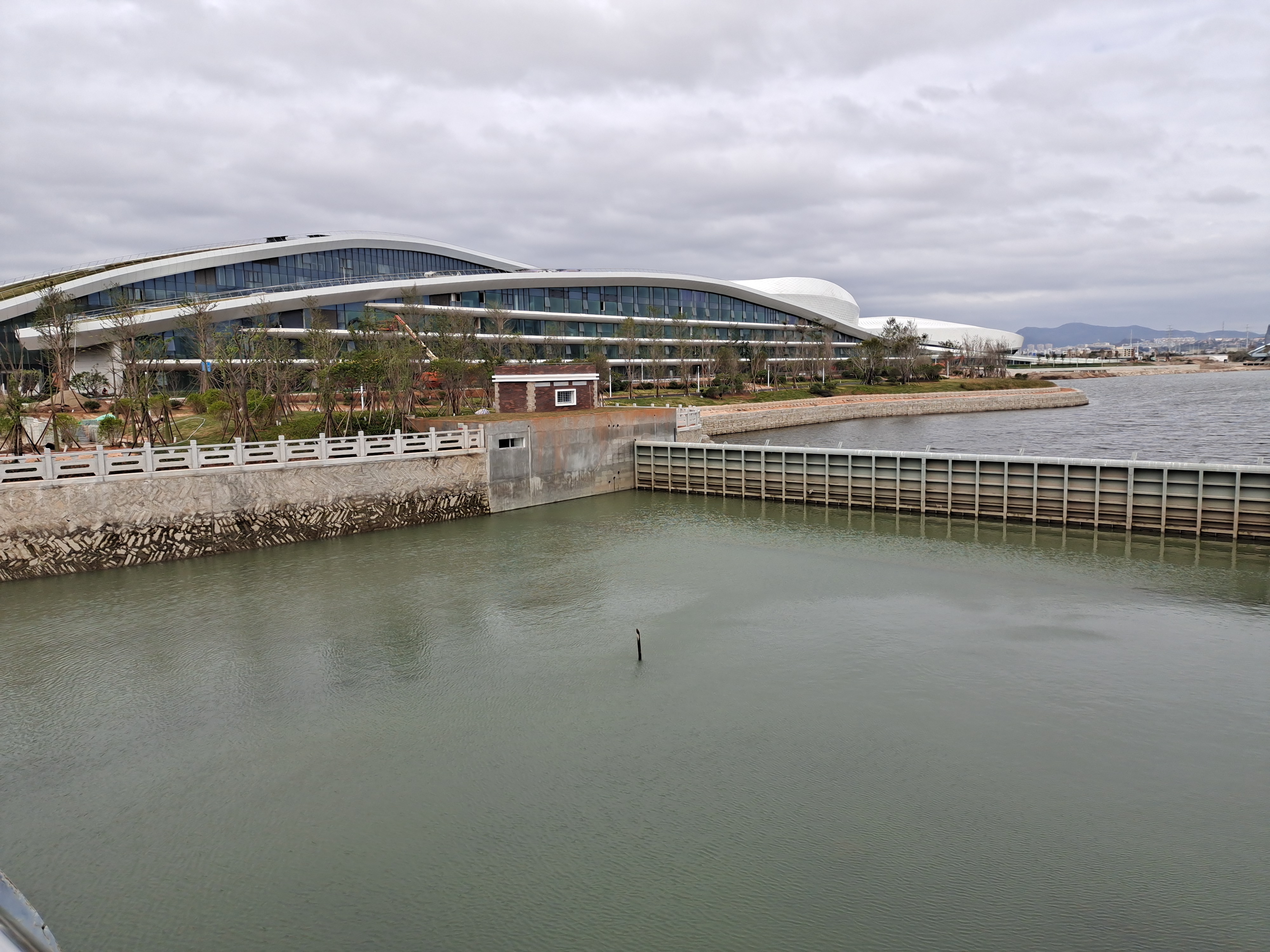 晋江市第二体育中心参观,晋江市第二体育馆全景