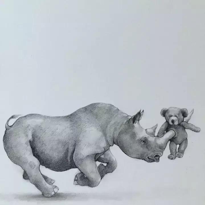 好看的动物素描,一看就会的动物素描