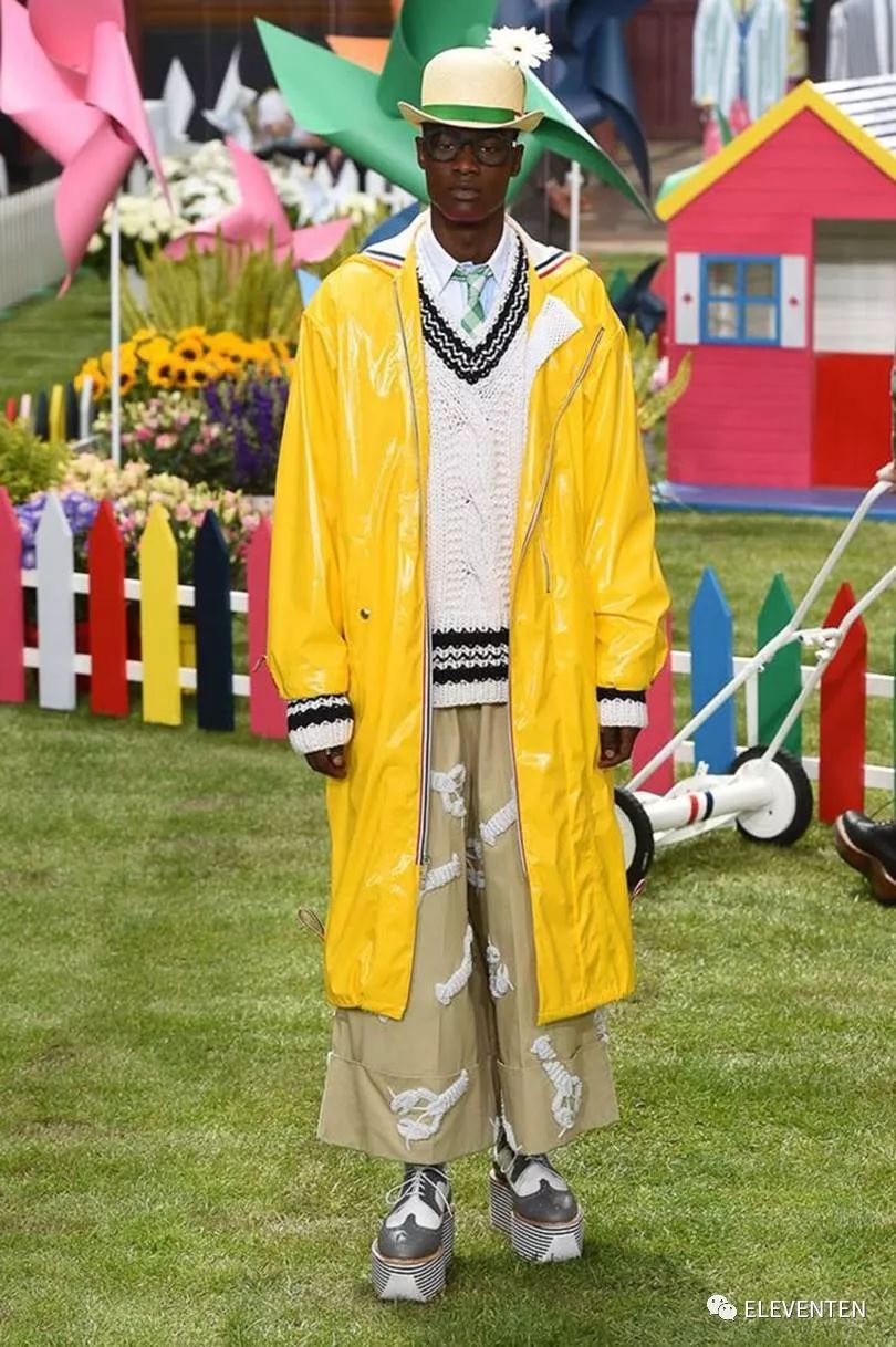 thombrowne2018男装,ThomBrowne2018春夏男装闭场造型