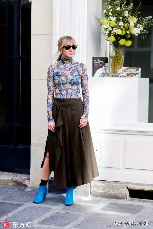 奚梦瑶短靴穿搭,奚梦瑶穿短靴子