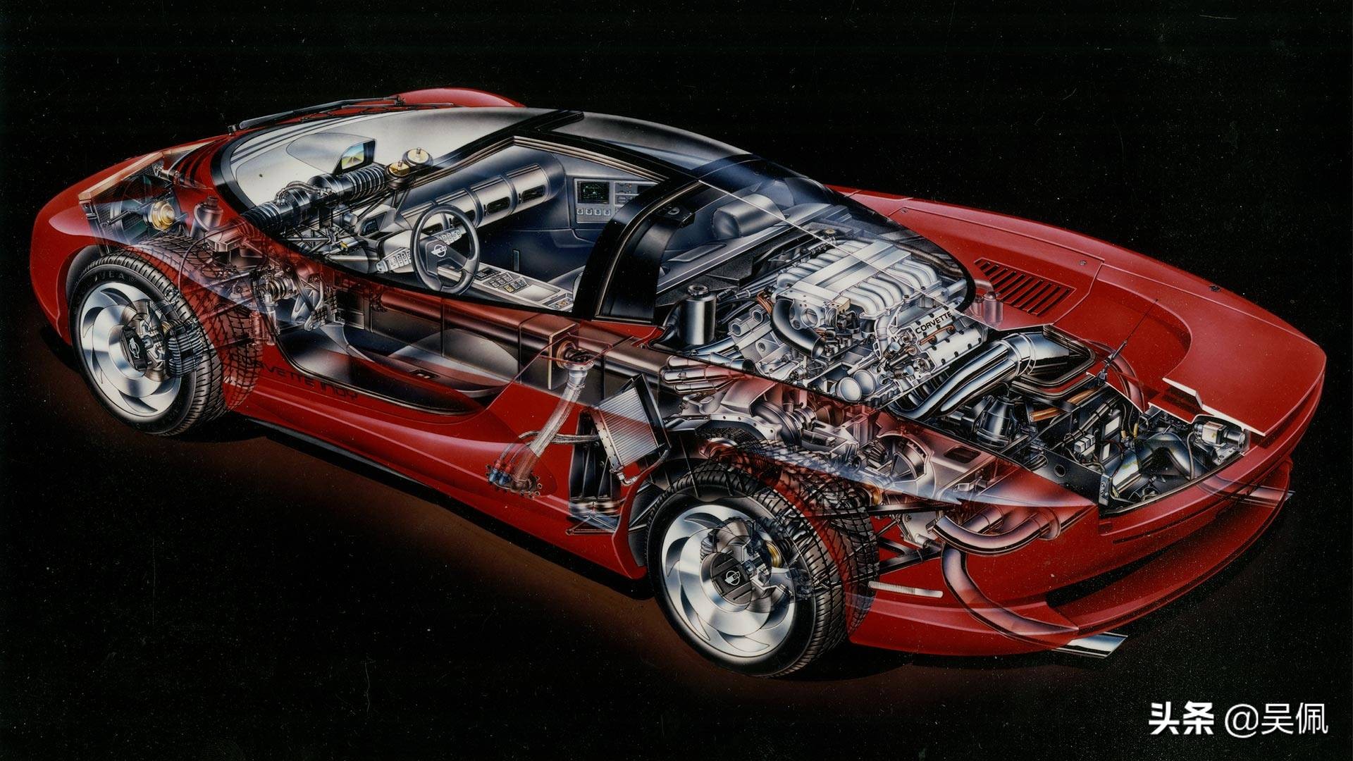 看完DavidKimble的汽车解剖图，你才会知道什么叫艺术大师