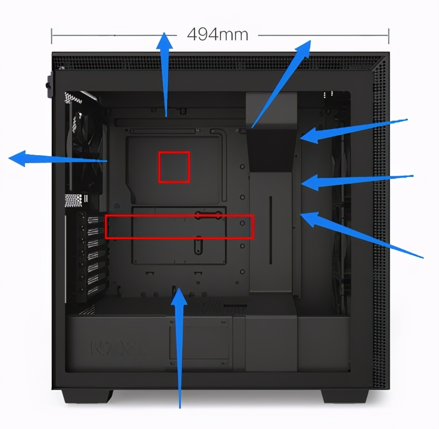 最佳风道机箱,机箱侧面风扇是进风好还是出风好