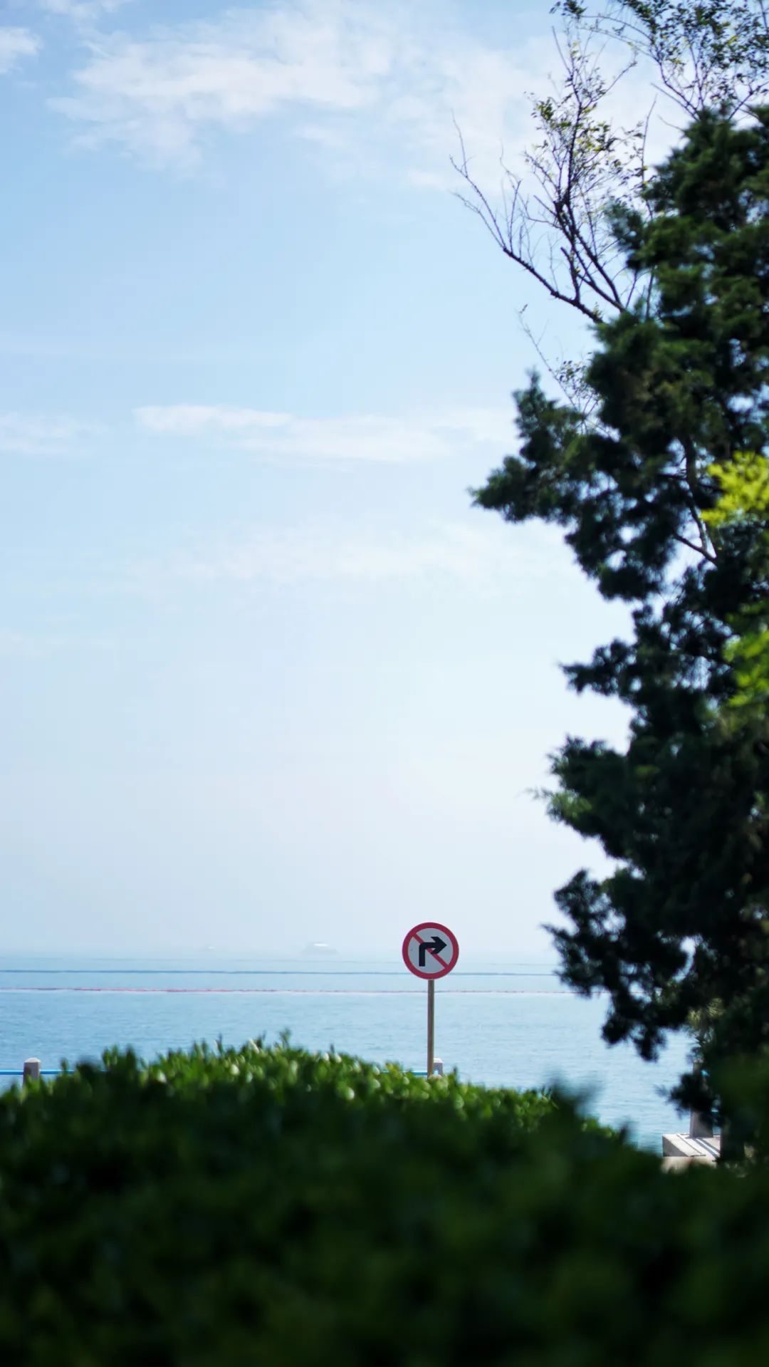 青岛的海给人很惬意,夏天青岛的海边热吗