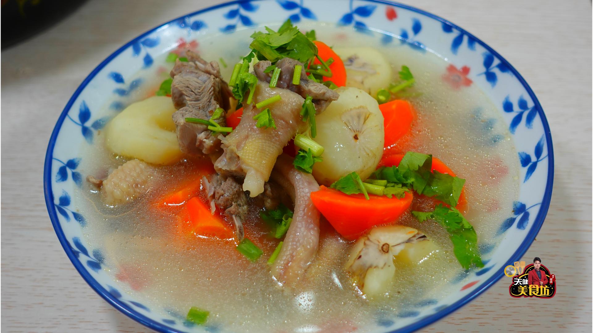 老鸭汤荸荠的家常做法,广式清炖老鸭汤的家常做法大全