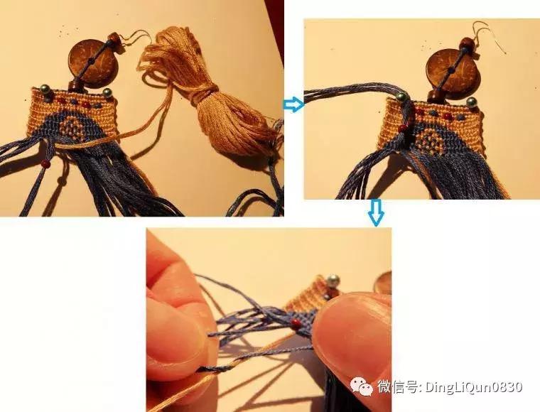 编绳教程挂饰大全,彩绳编挂饰教程