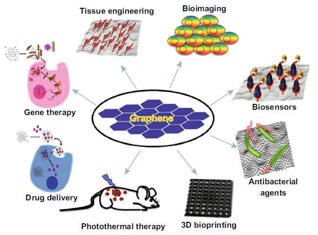 石墨烯医疗应用研究取得重大进展,石墨烯在医药材料方面的应用