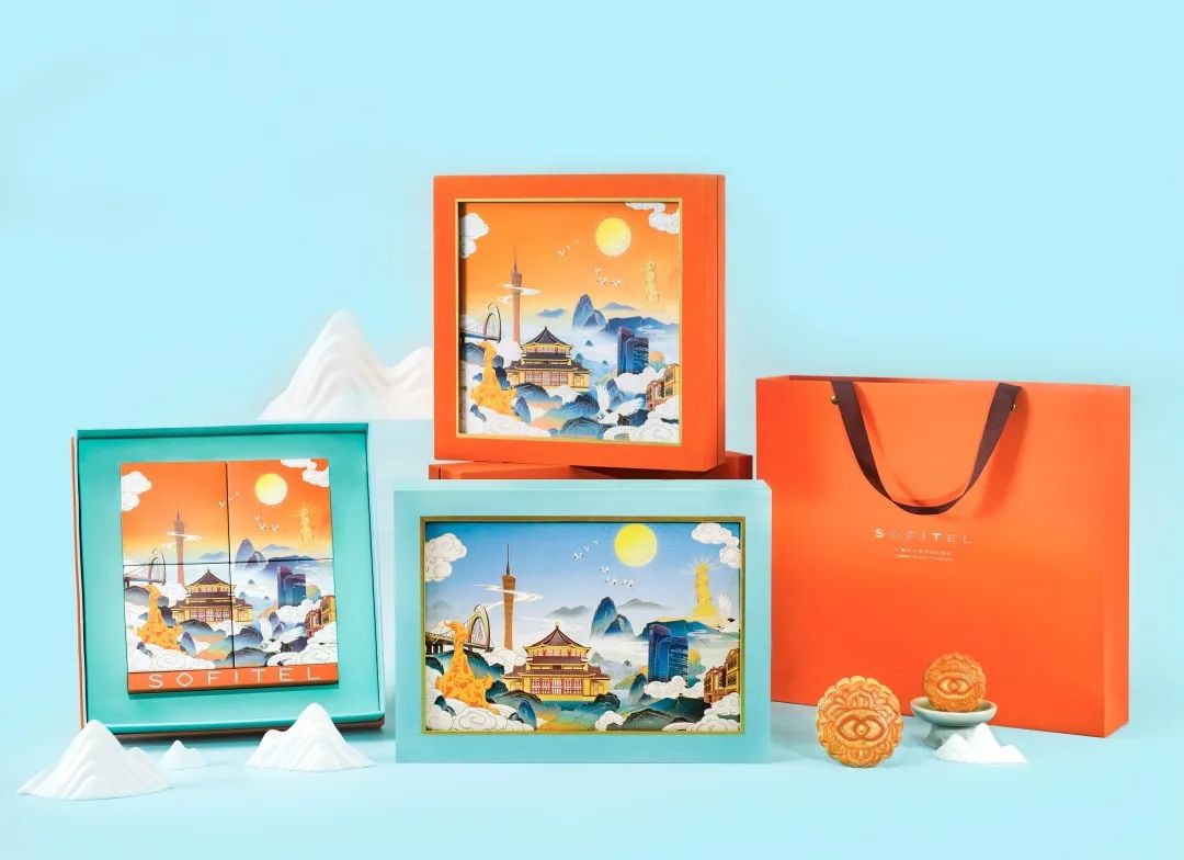 明范,五星级酒店中秋月饼礼盒