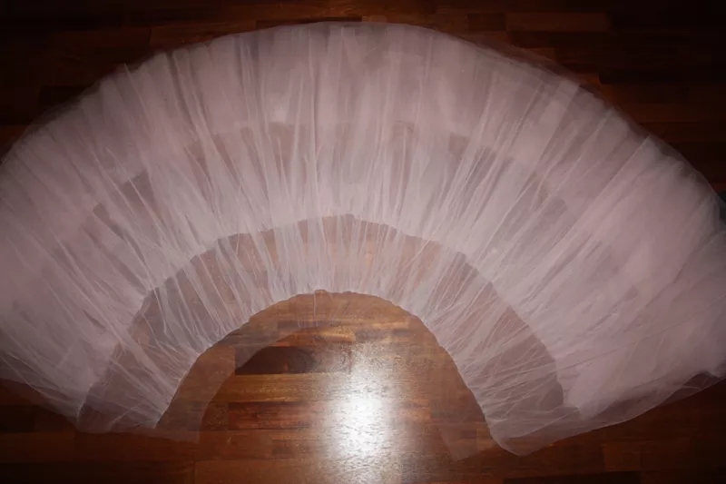 三层雪纺裙制作教程,三层纱裙的做法