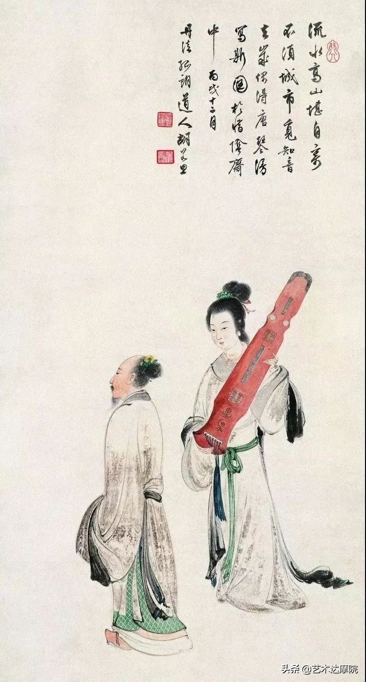 张大千徒弟画真迹,张大千临摹字画被博物馆收藏