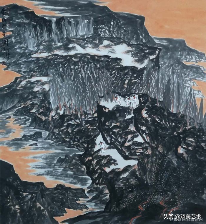 笔墨营造腾升的“心像”——祝夫刚山水画赏析