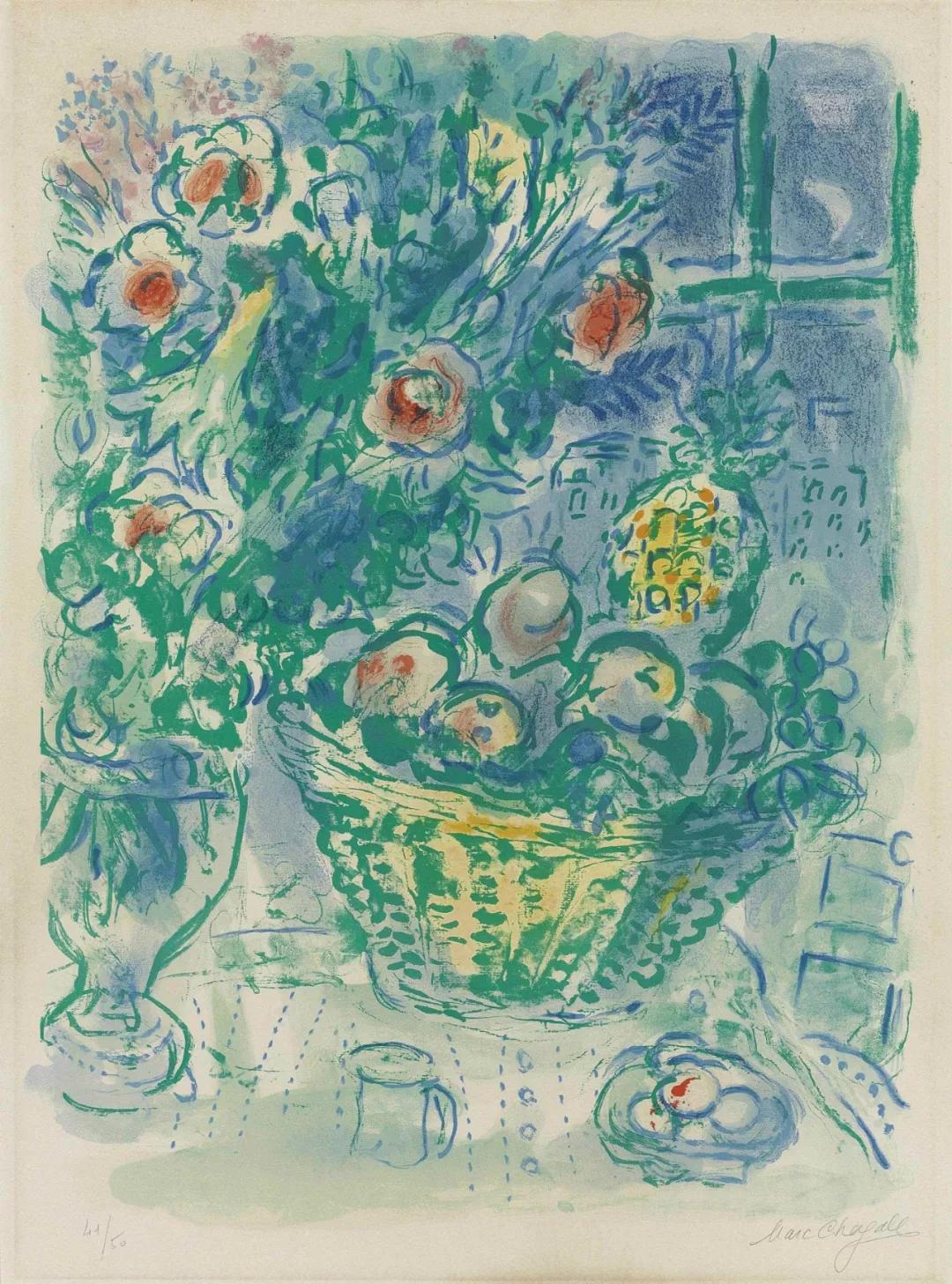 情人节送祝福,用大师笔下的经典花卉,献给抗疫英雄