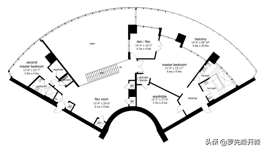 5000万的豪宅有私人电梯吗,高档豪宅用什么电梯